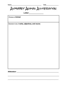 AlphabetAnimalAlliteration